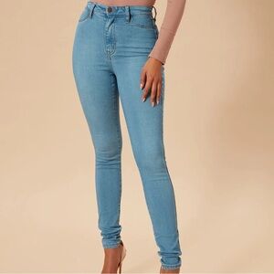 Classic High Waist Skinny Jeans